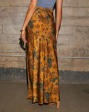 Teigan Satin Maxi Skirt