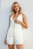 Busari Short Set Cream