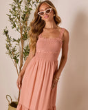 Sunday Ease Tiered Midi Dress