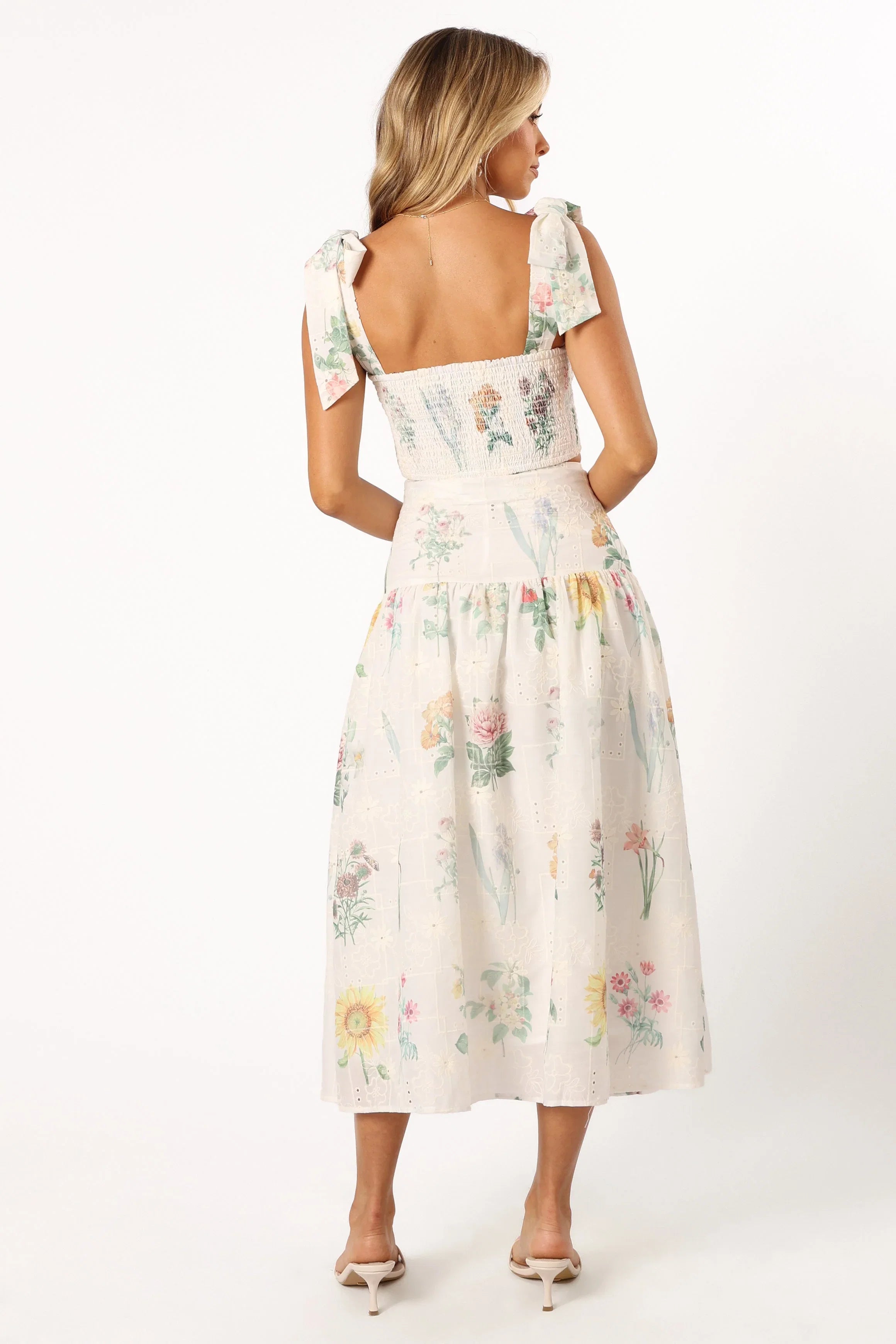 Kara Two Piece Set White Floral