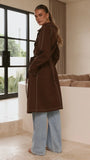 Cora Trench Coat Brown
