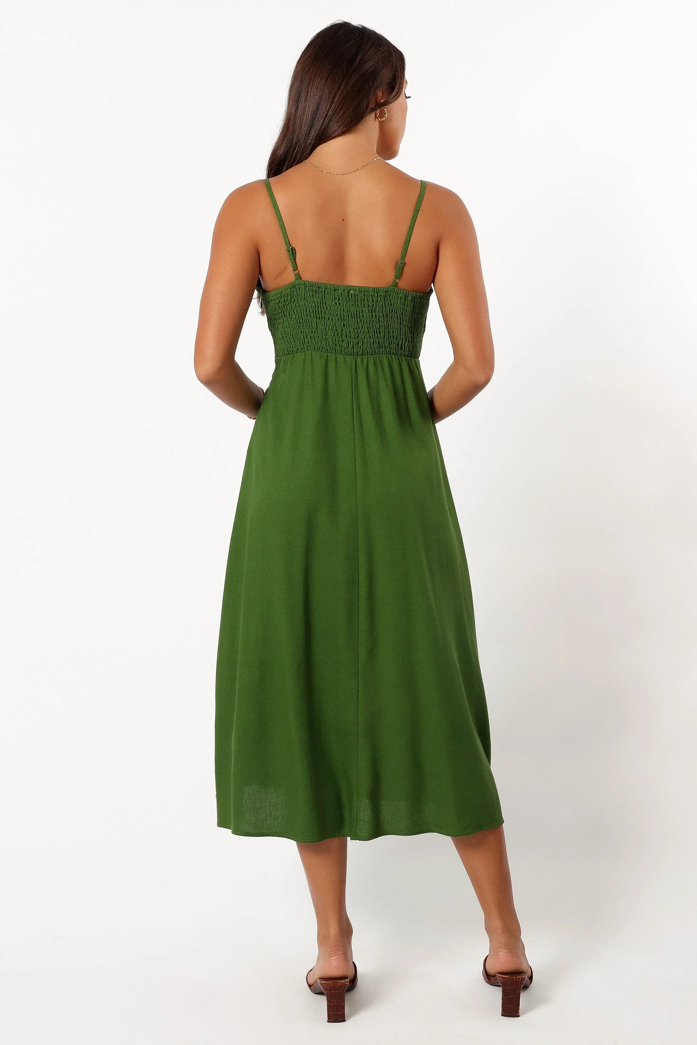 Darby Midi Dress Ibiza Green