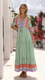 Tessa Maxi Dress Ziggy Print