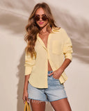 Seaberry Collared Button Down Top