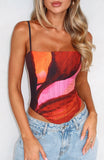 Youll Be Ok Bustier Sunset Petal