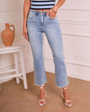 Romelle Stretch High Rise Straight Leg Jeans