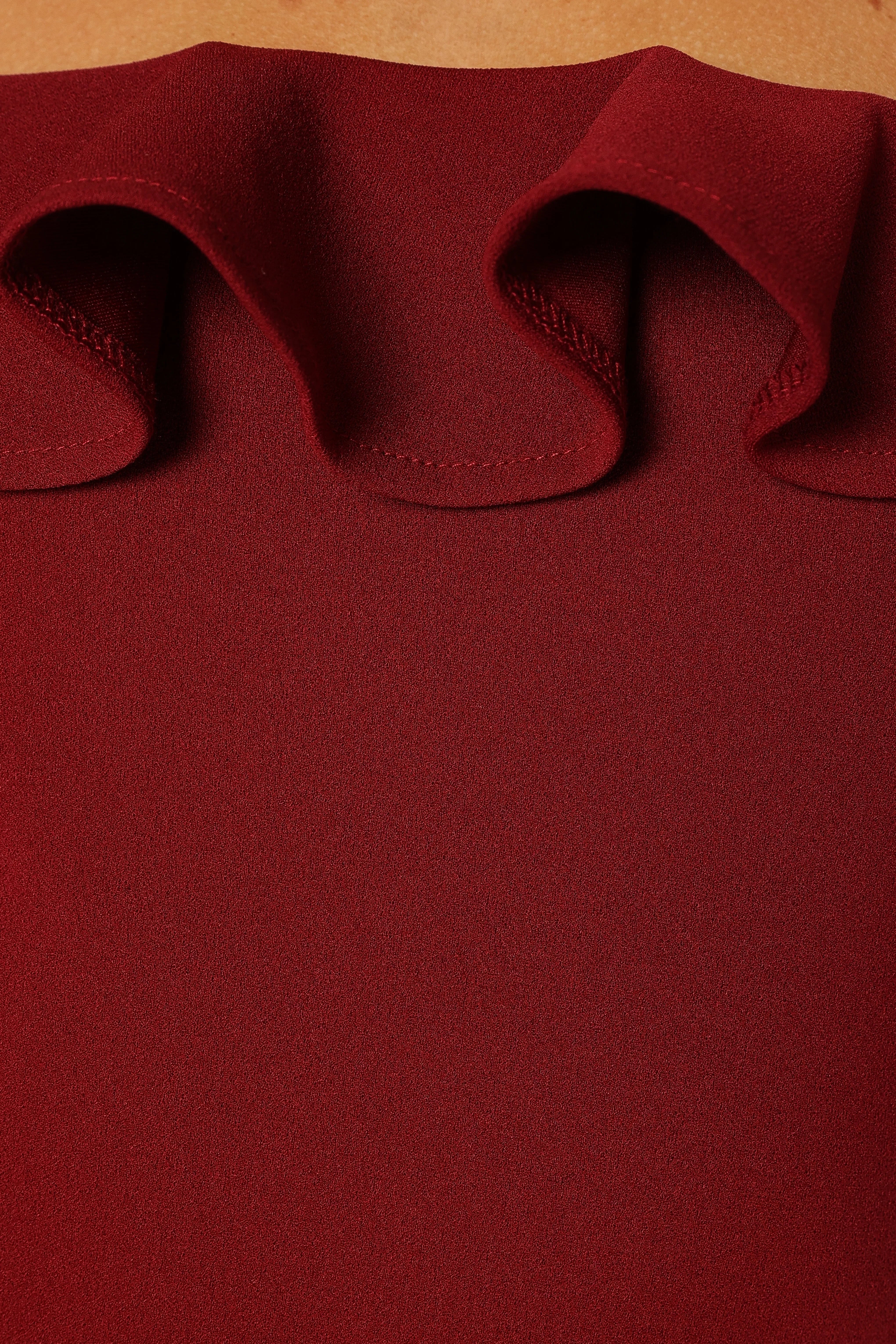 Mikaela Bodysuit Dark Red