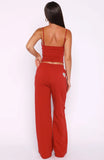 Heart Gone Wild Track Pants Red