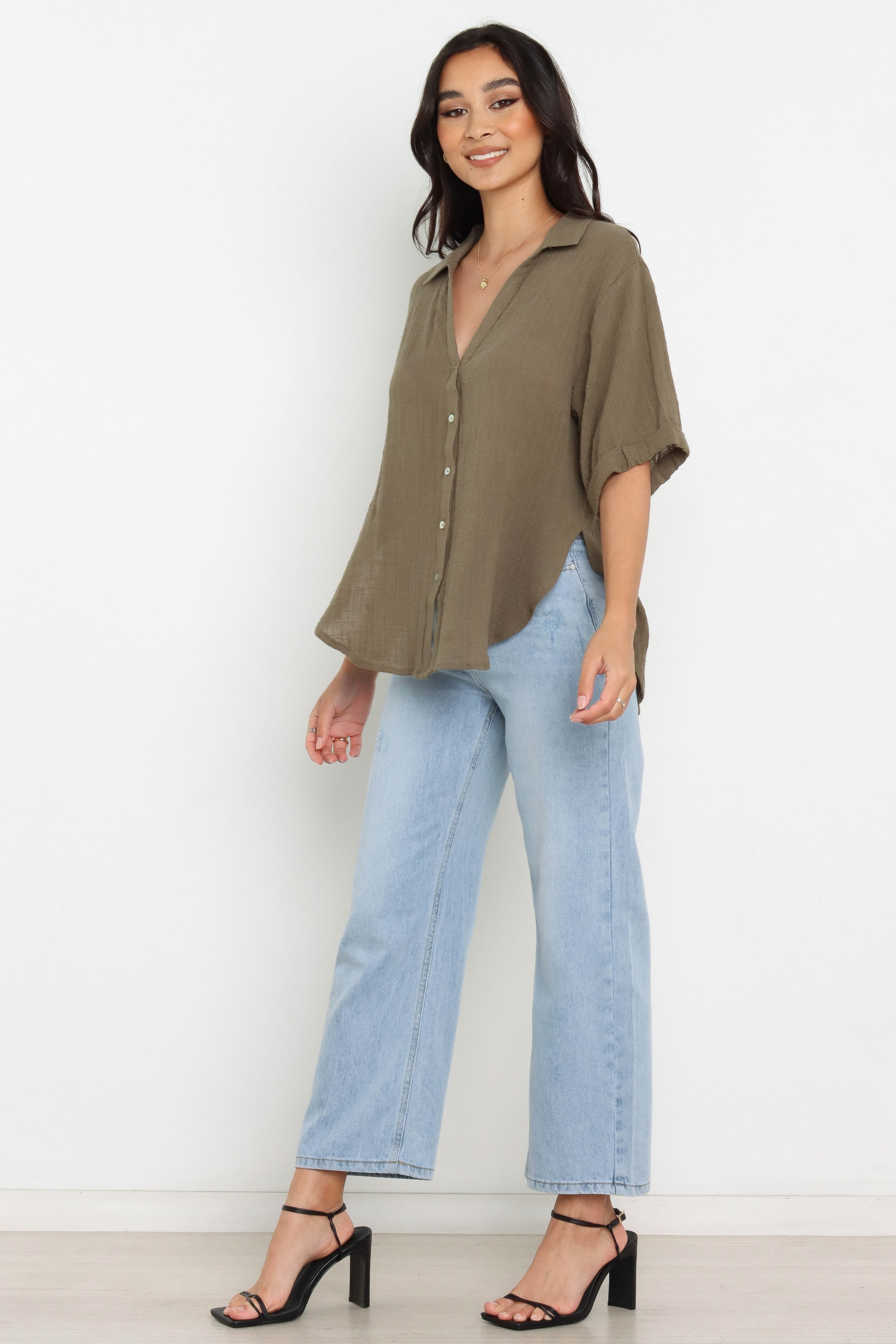 Dion Top Olive