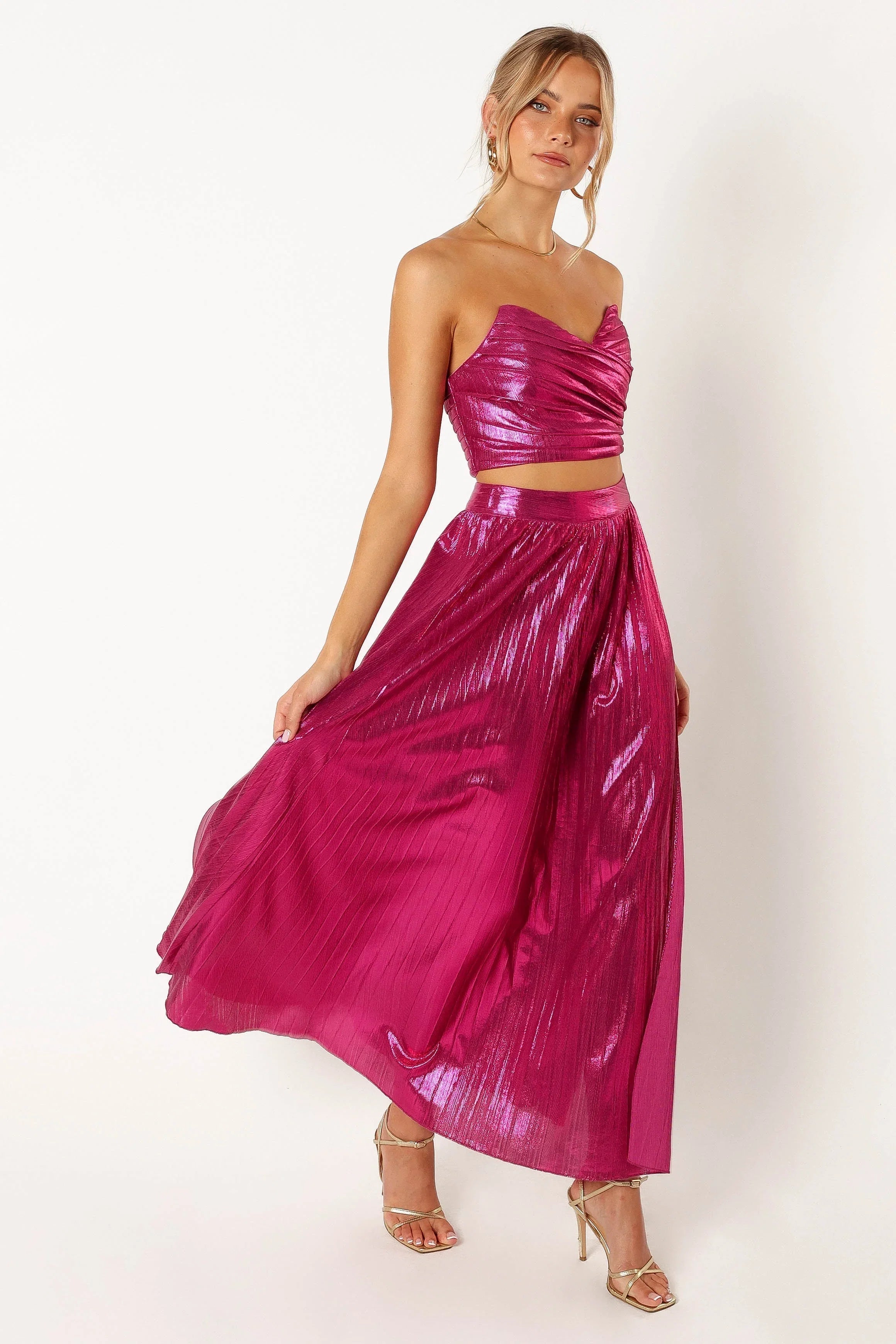 Hana Two Piece Set Fuchsia
