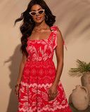 Sarai Tropical Maxi Dress