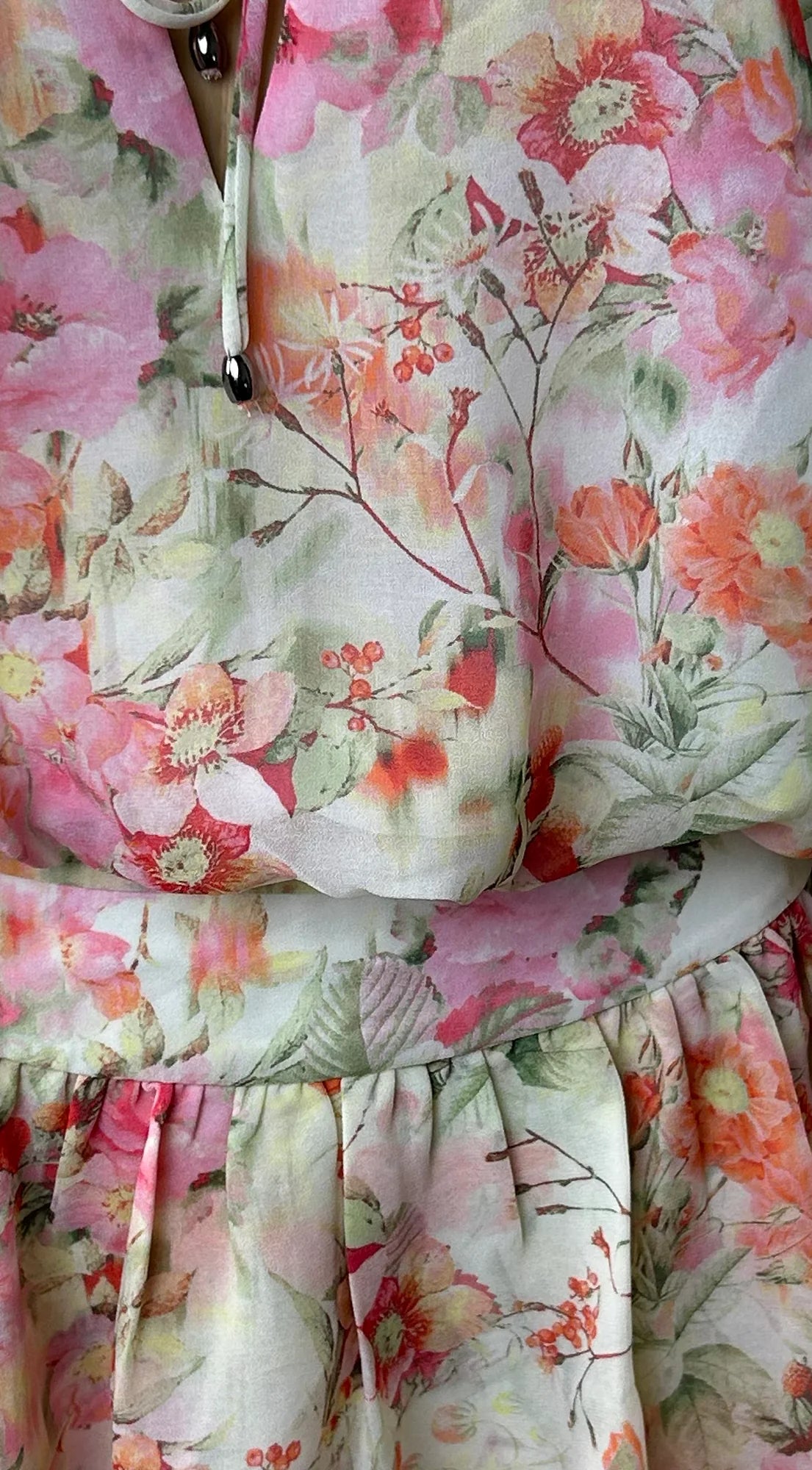 Cyrene Floral Off Shoulder Mini Dress Floral Pink