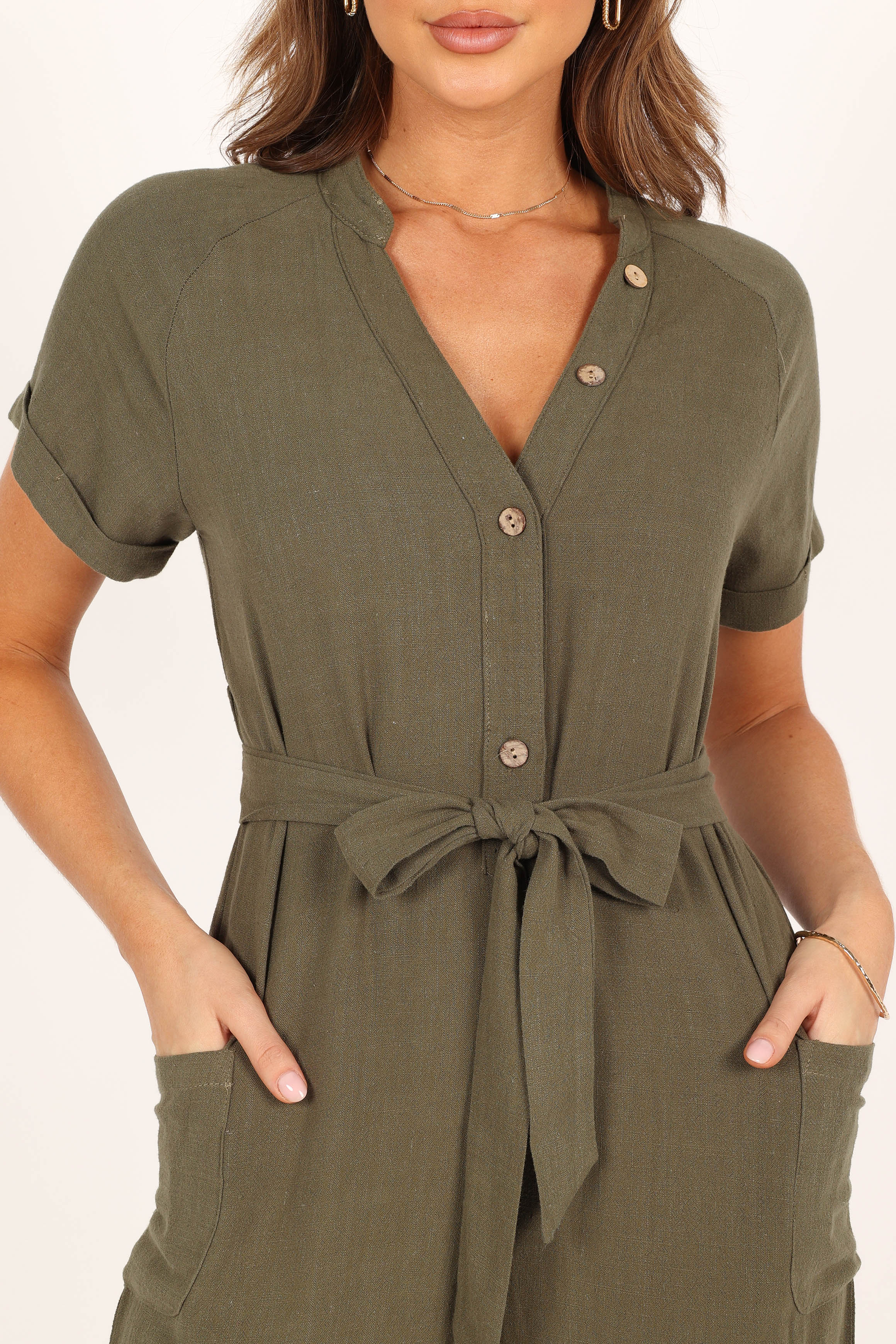 Archie Jumpsuit Olive
