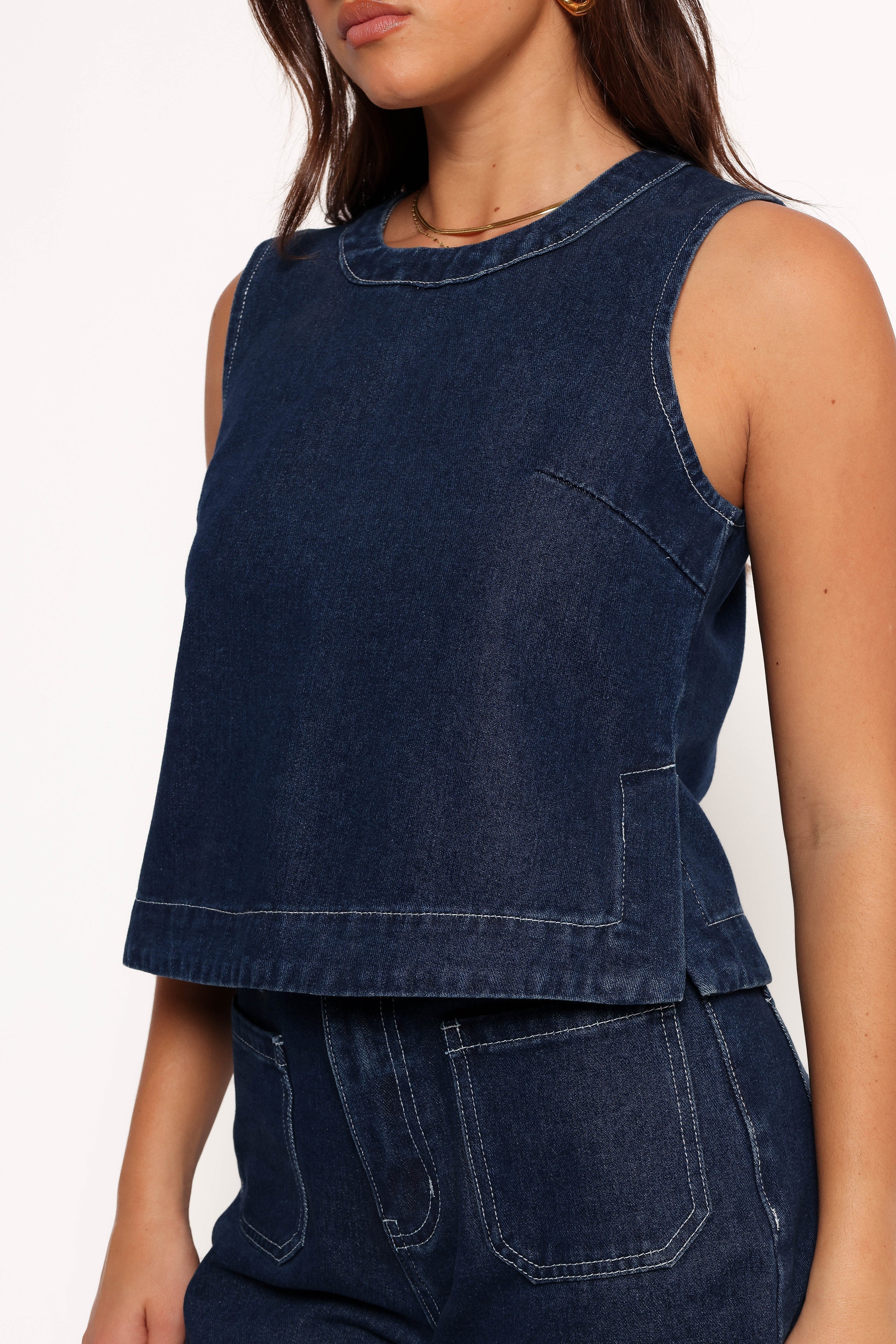 Levi Top Dark Denim