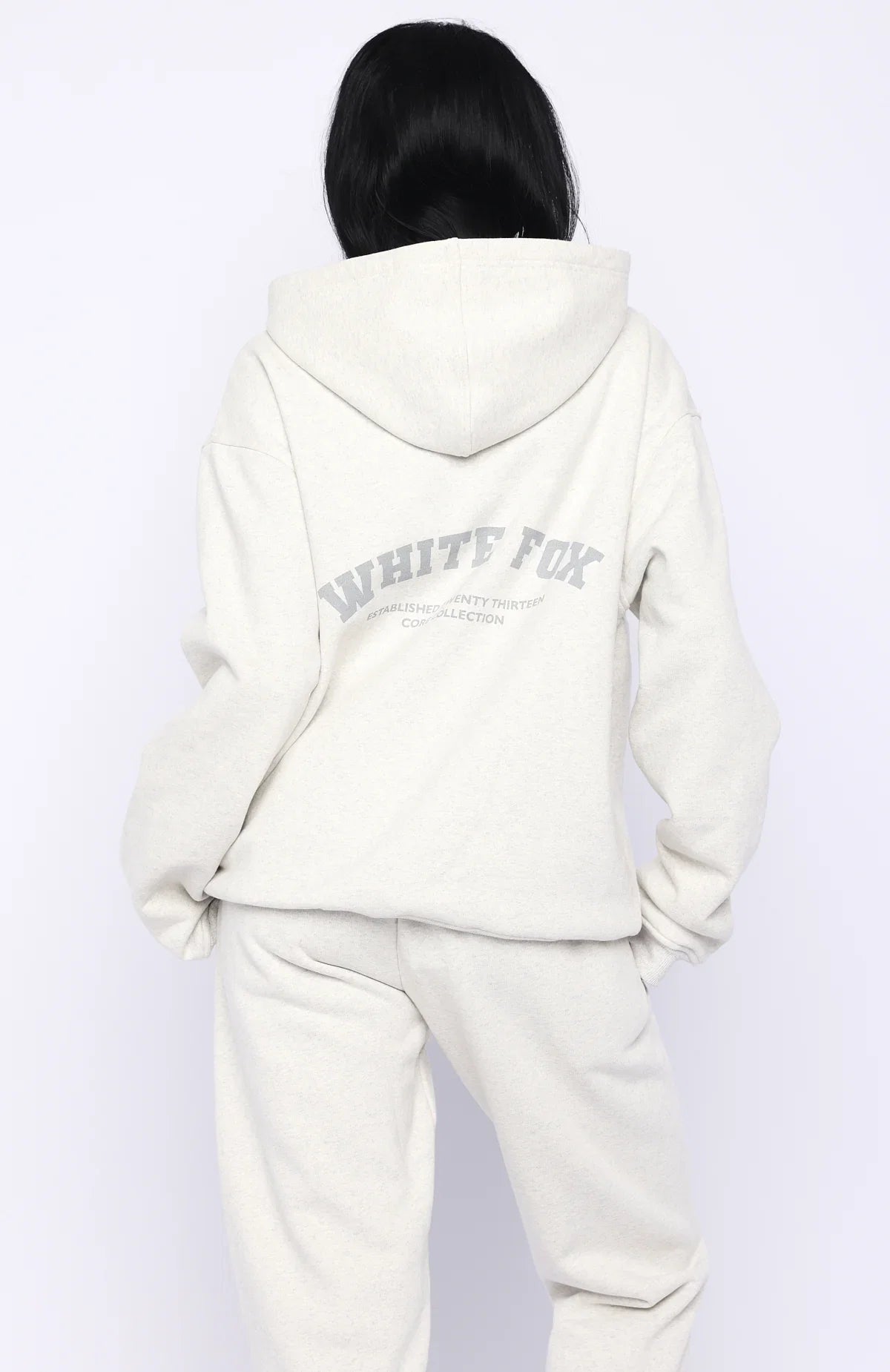 Its Your Chance Oversized Hoodie Grey Marle