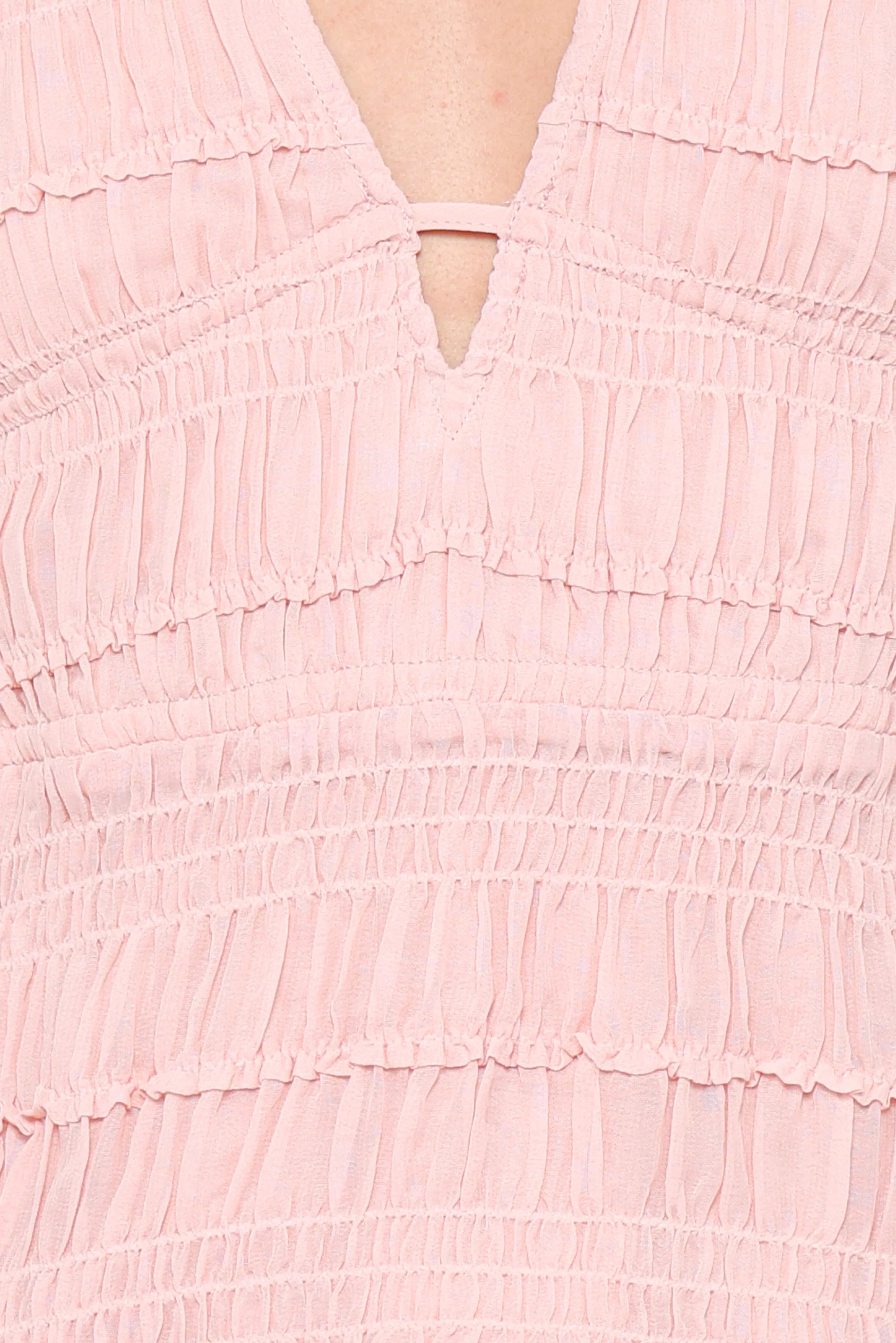 Zafira Textured Halter Top Pink