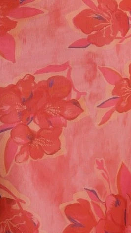 Zelda Maxi Dress Orange Floral