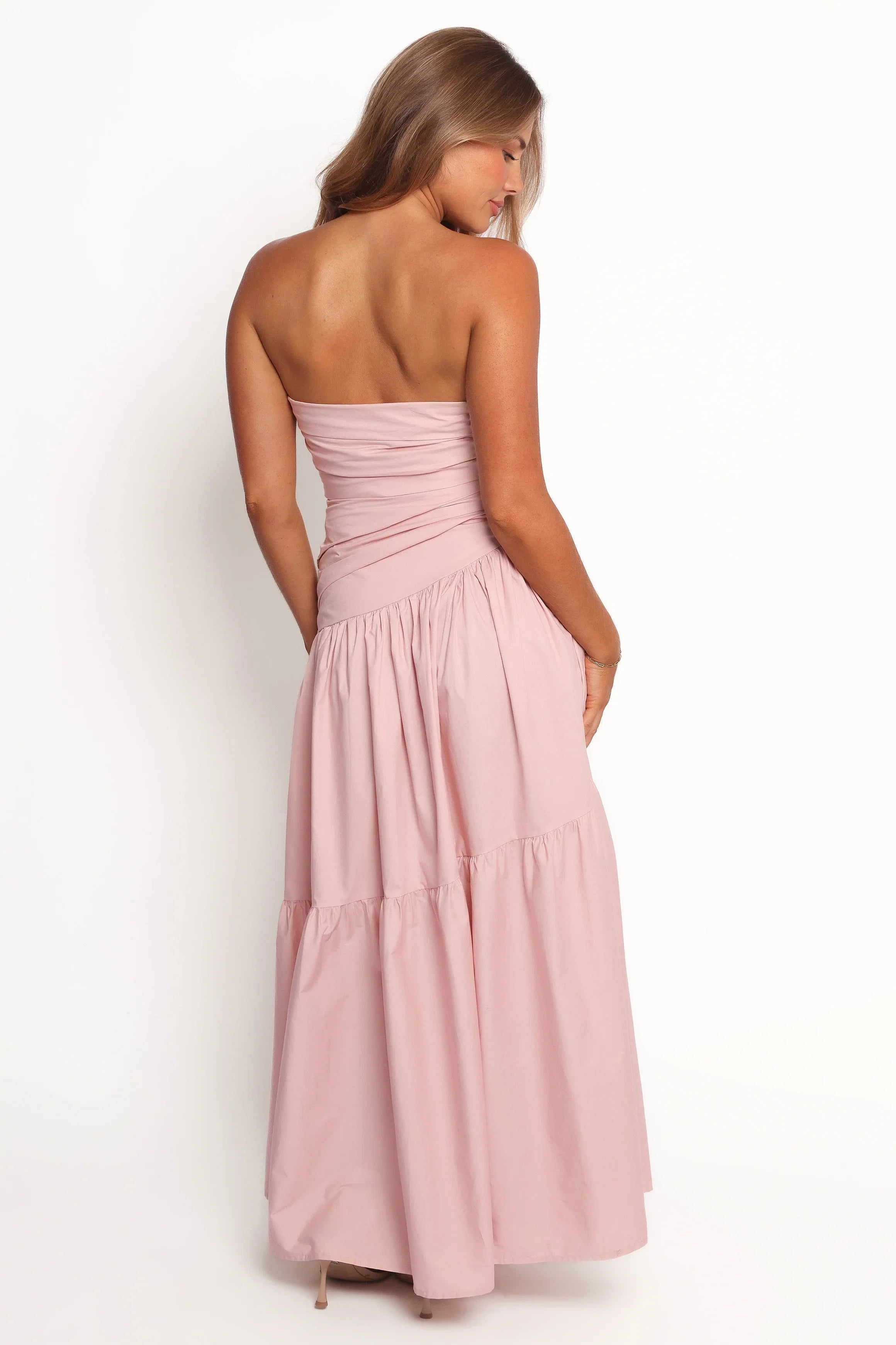 Blanche Strapless Maxi Dress Orchid