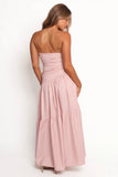 Blanche Strapless Maxi Dress Orchid