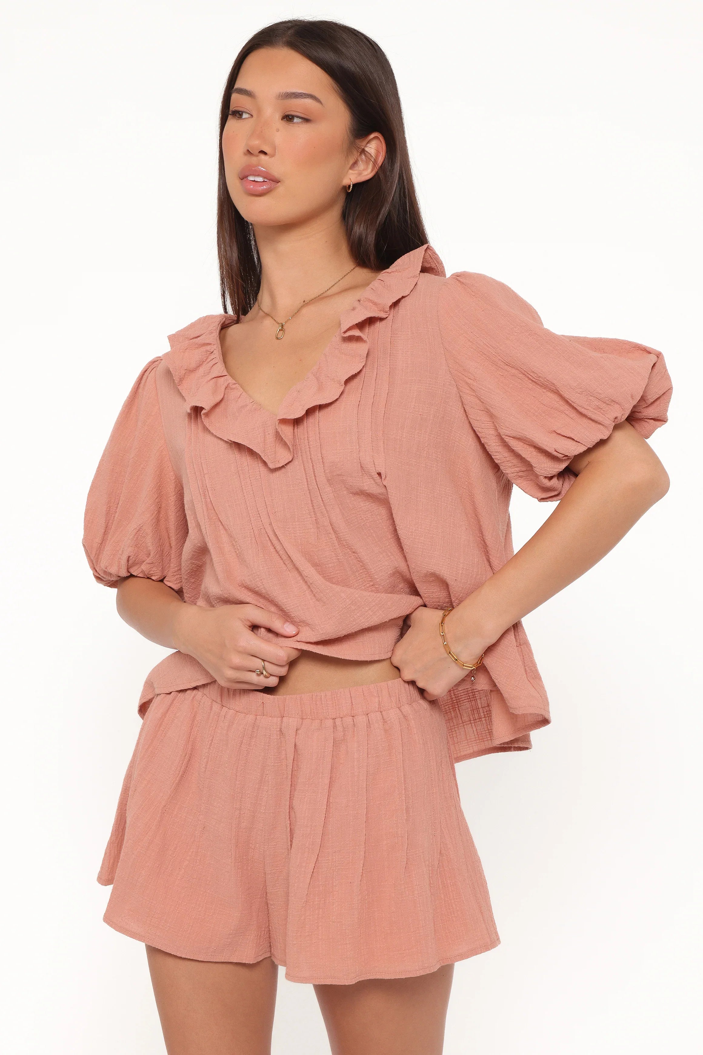 Felicity Short Set Dusty Rose