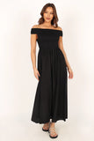 Tessa Off Shoulder Maxi Dress Black