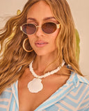 Salty Kisses Seashell Pendant Necklace