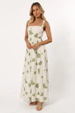 Hazel Maxi Dress Sage Floral