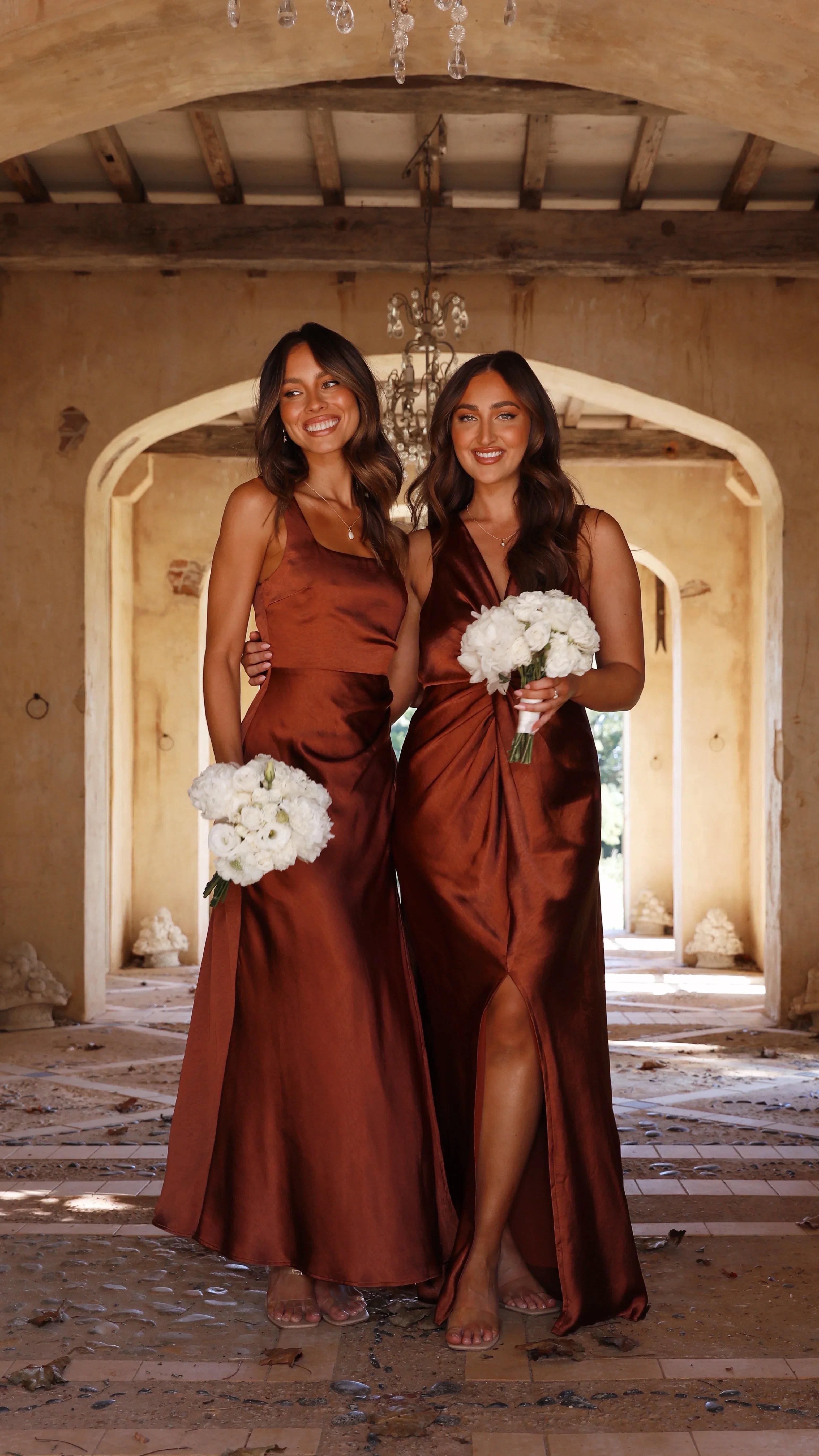 Alaria Maxi Dress Rust