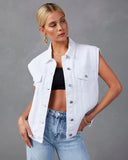 Serai Pocketed Denim Vest