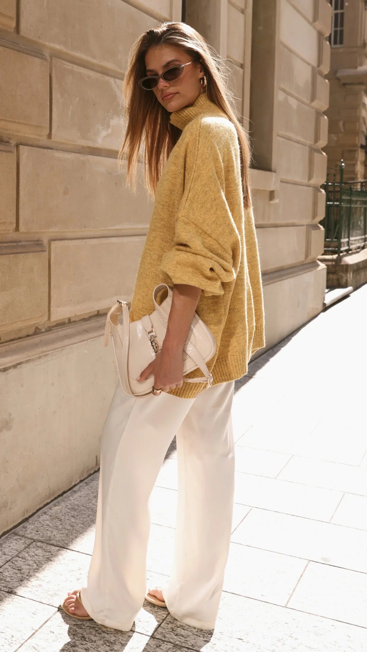 Harita Knitted Sweater Mustard