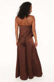 Charmer Wide Leg Pant Dark Brown