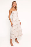 Eleanora Midi Dress White Floral