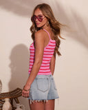 Karmela Knit Striped Tank Top