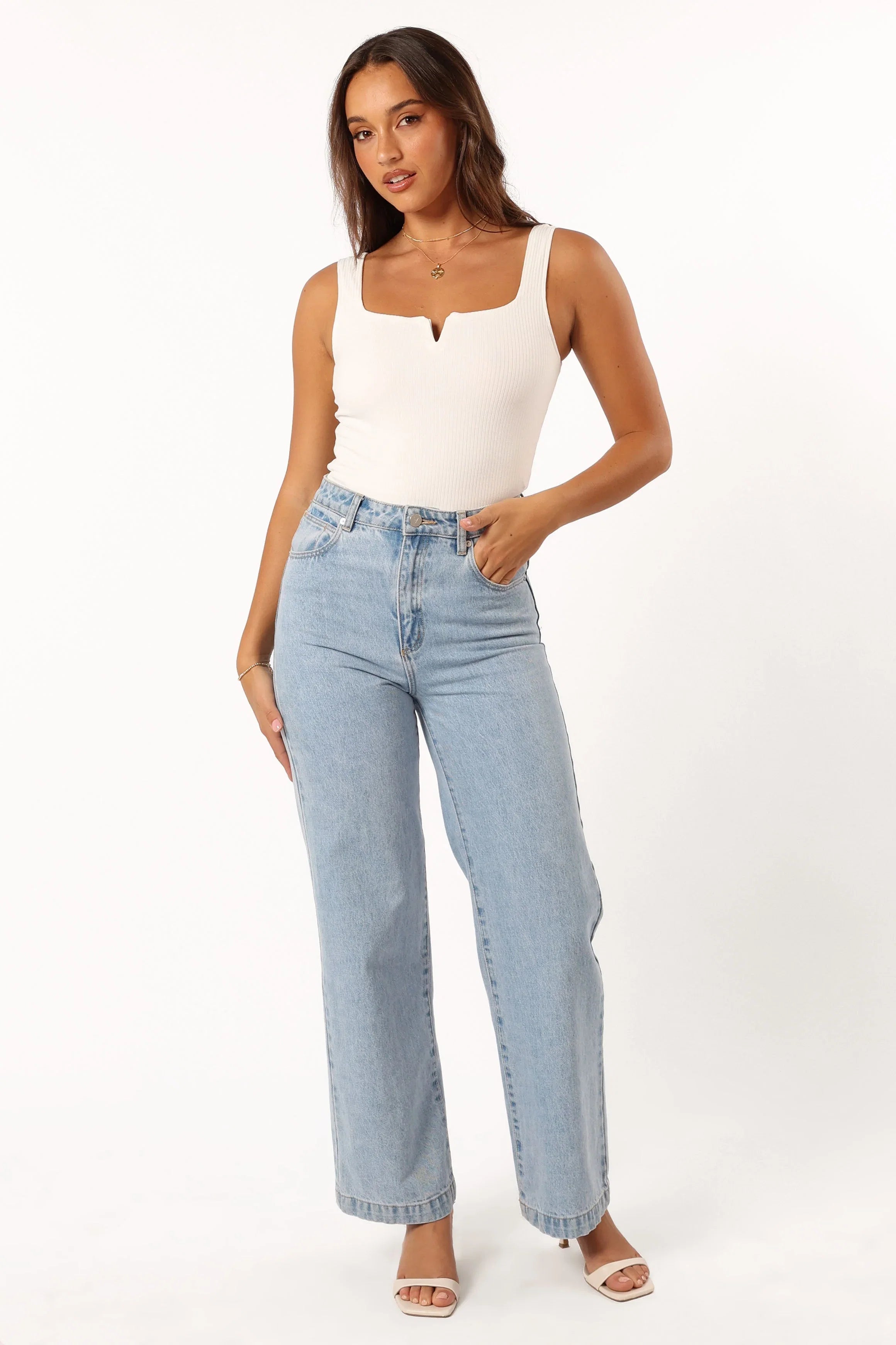 Santina Top White