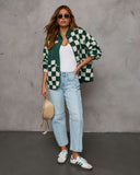 Jamerson Knit Checkered Jacket