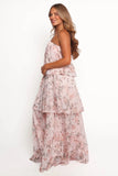 Bloom Strapless Maxi Dress Floral