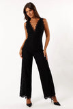 Eloise Lace Jumpsuit Black
