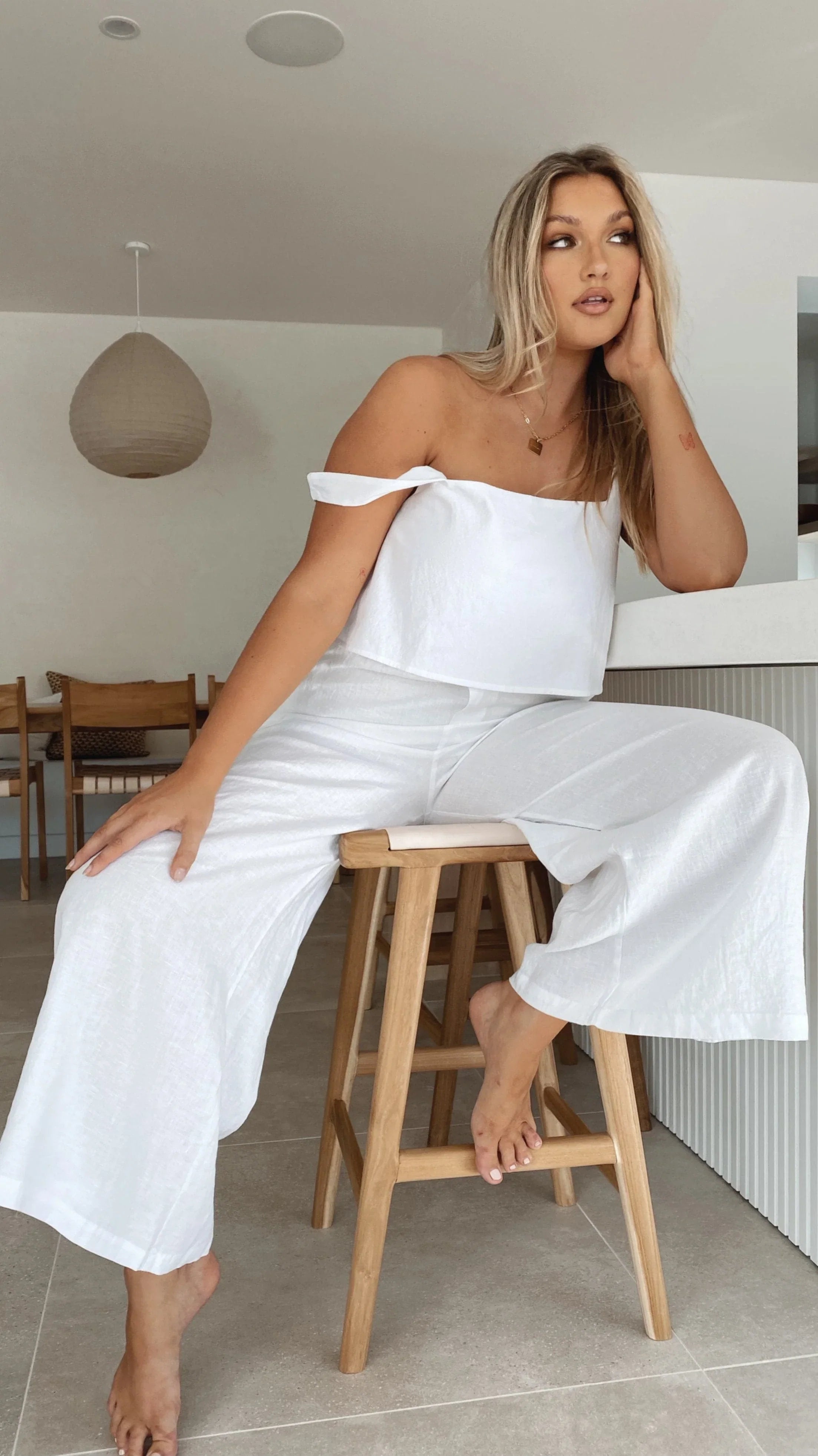 Oceana Pants White