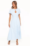 Jessima Midi Dress Pale Blue