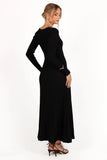 Alison Long Sleeve Maxi Dress Black