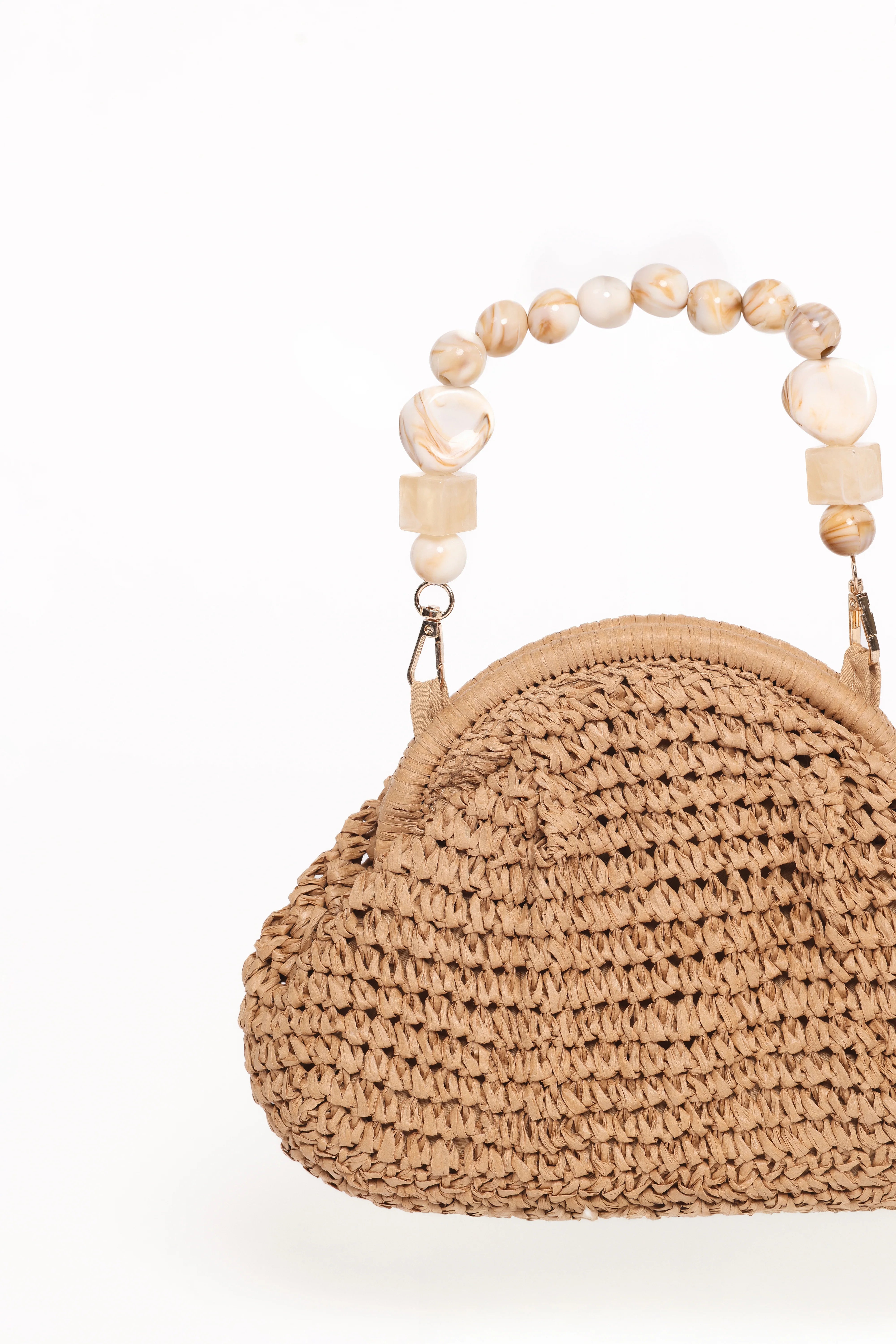 Elora Woven Bag Tan