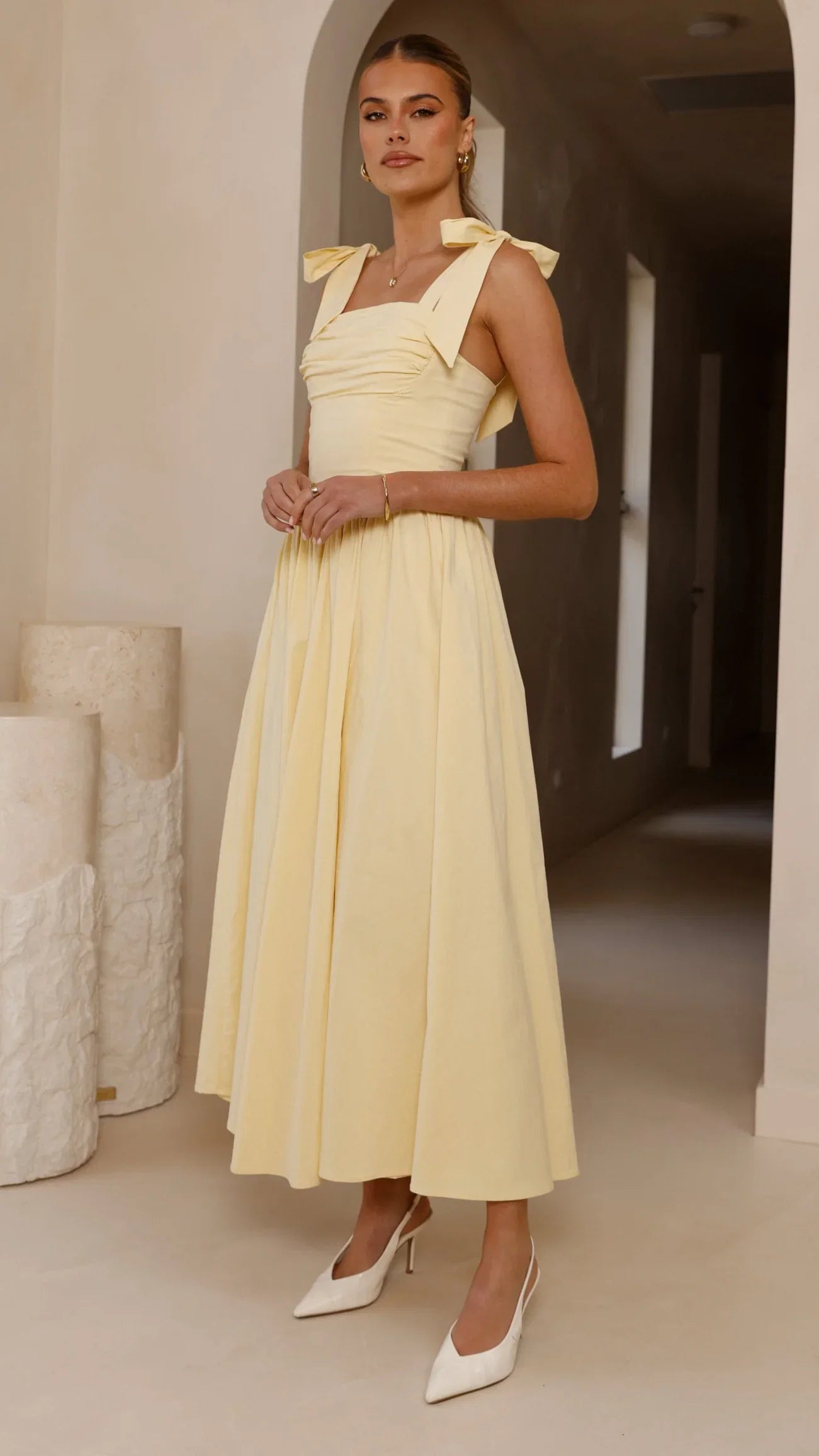 Haisley Maxi Dress Yellow