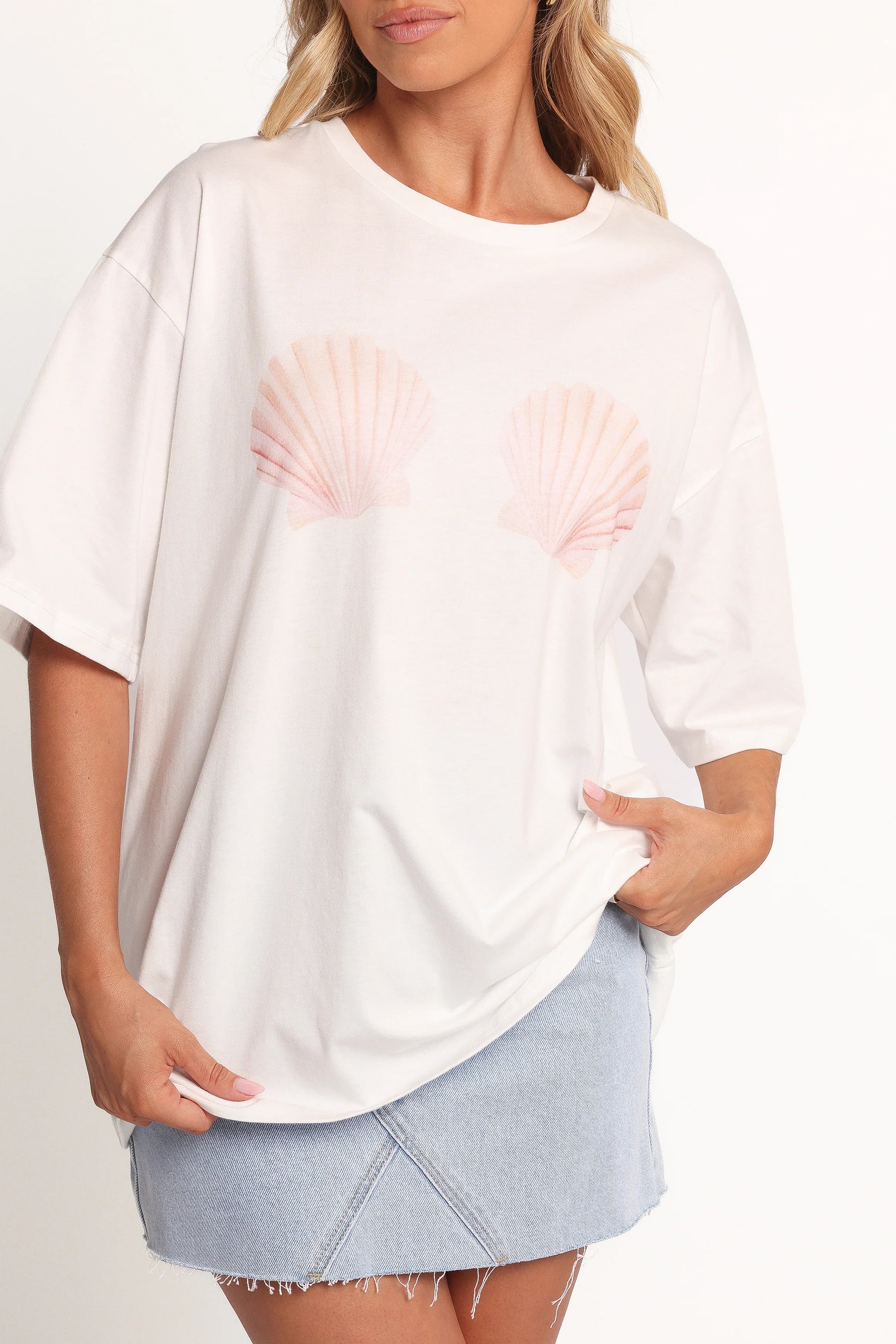 Sammie Graphic Tee White