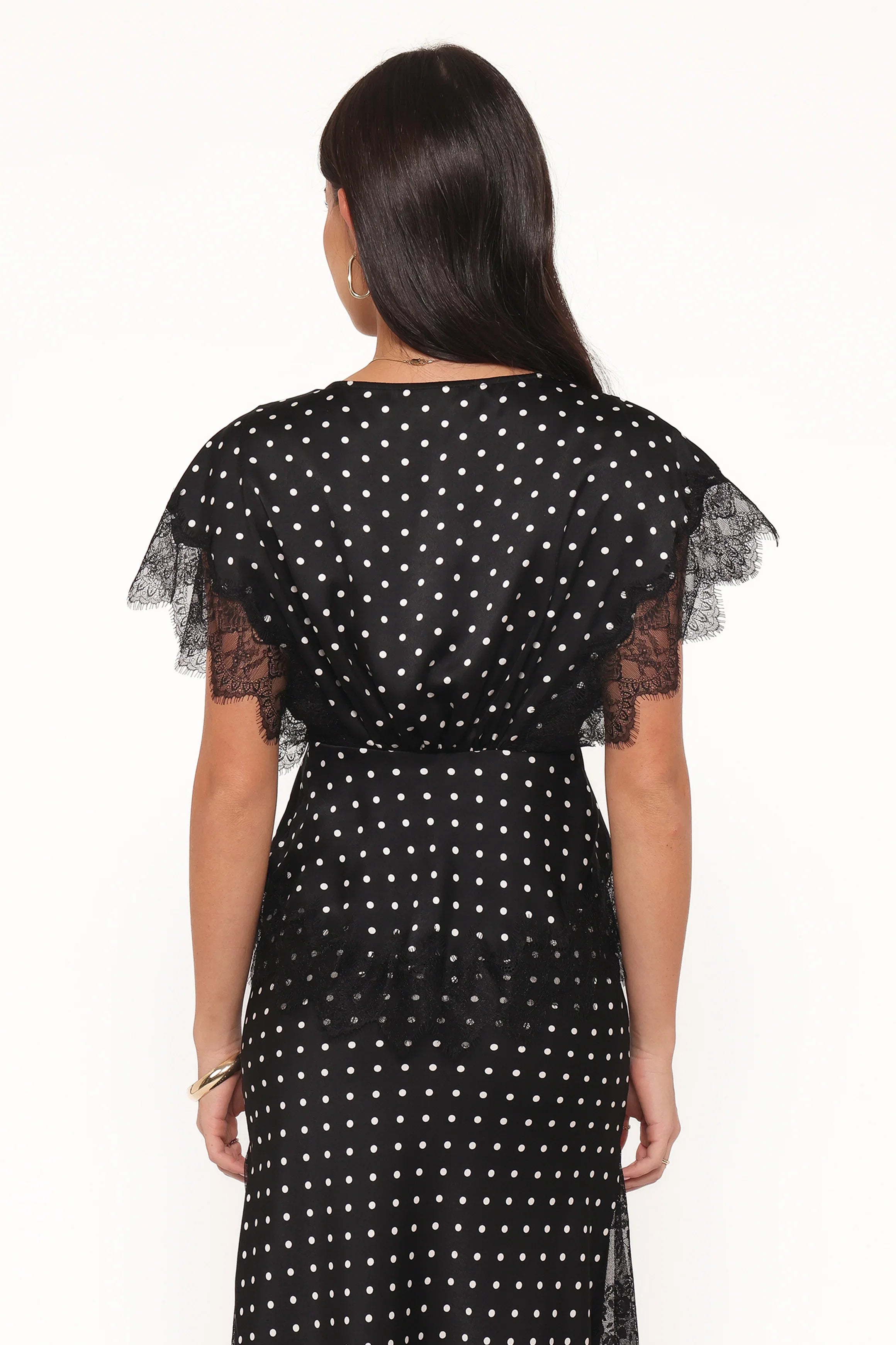 Ailbhe Top Black Polka Dot