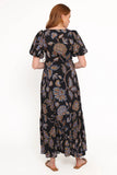 Loveen Maxi Dress Black Floral
