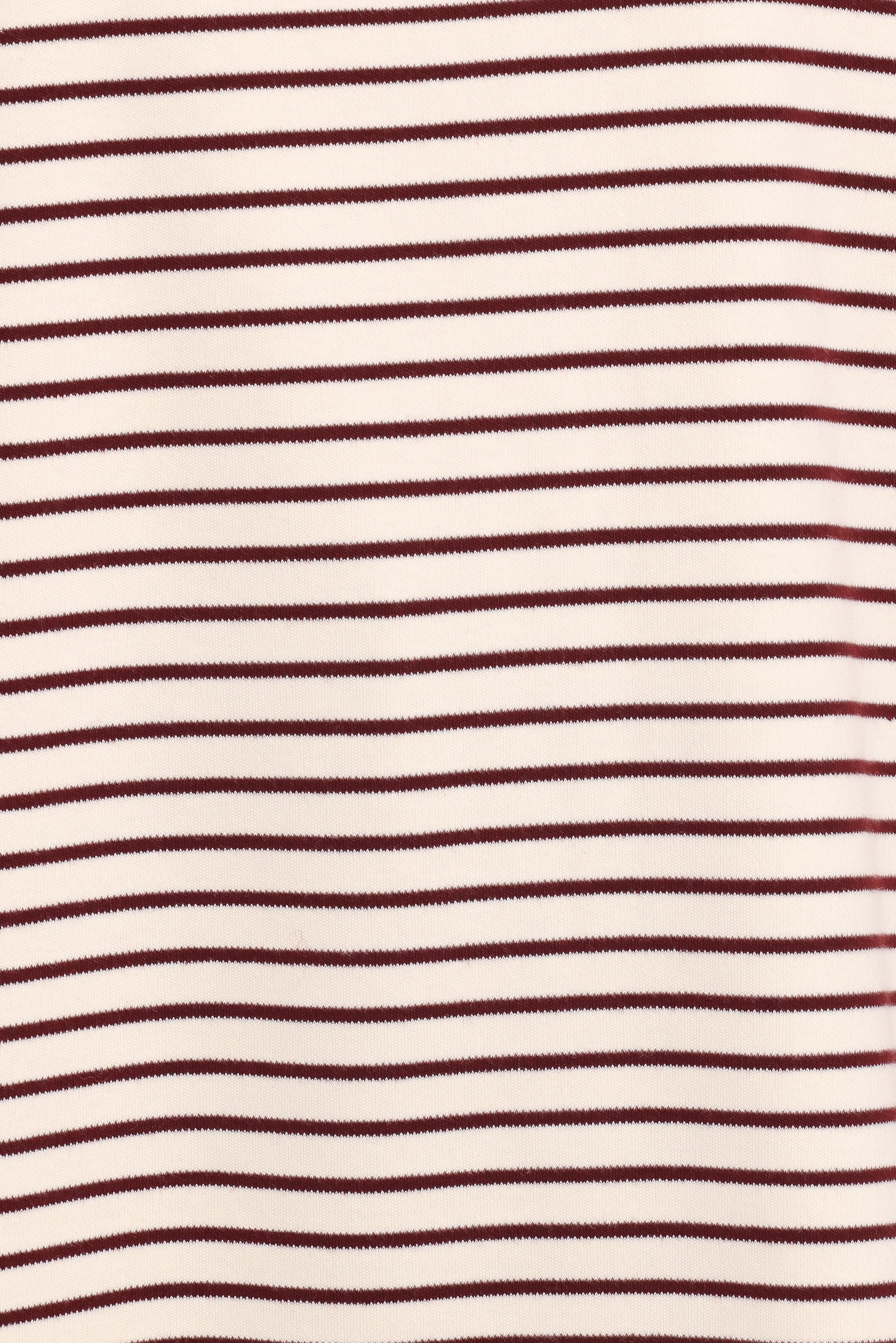 Wilda Oversized Tee Cream Tan Stripe