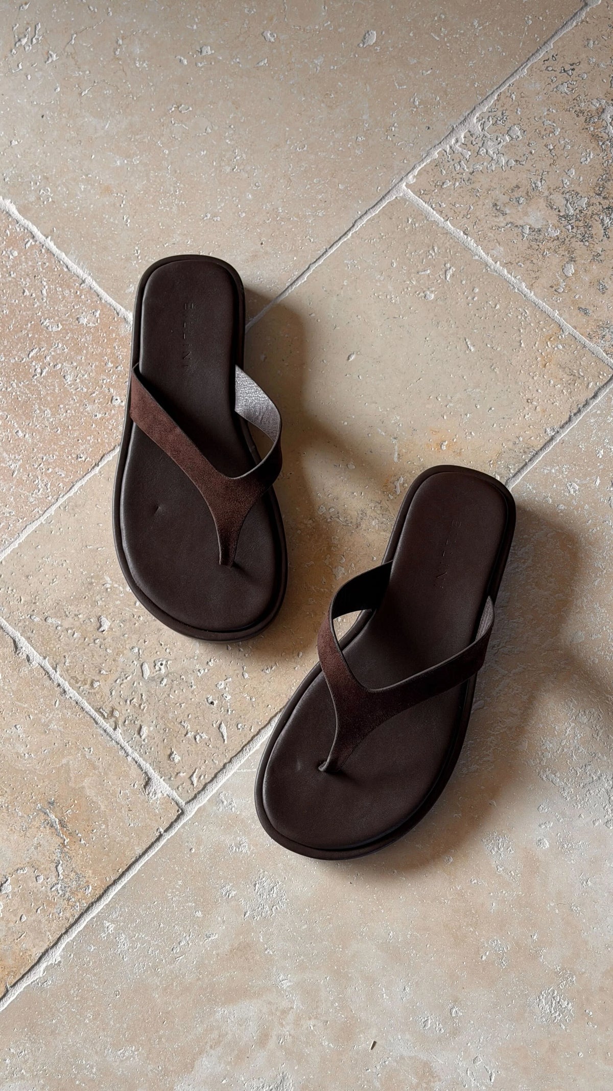 Orianna Slide Dark Cacao Suede