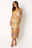 Clement Wrap Midi Dress Tropical