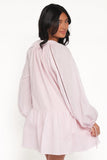 Hart Long Sleeve Mini Dress Pink
