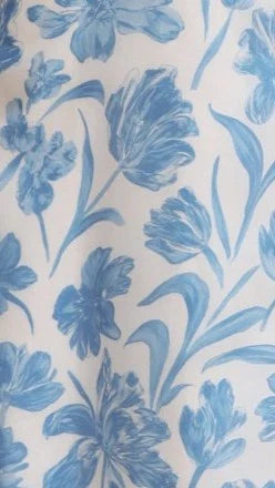 Rahima Maxi Dress Blue Flower